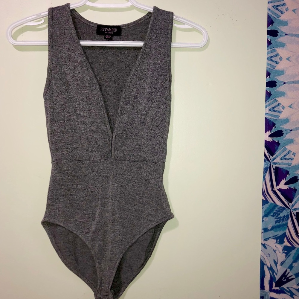 Revamped Grey Bodysuit